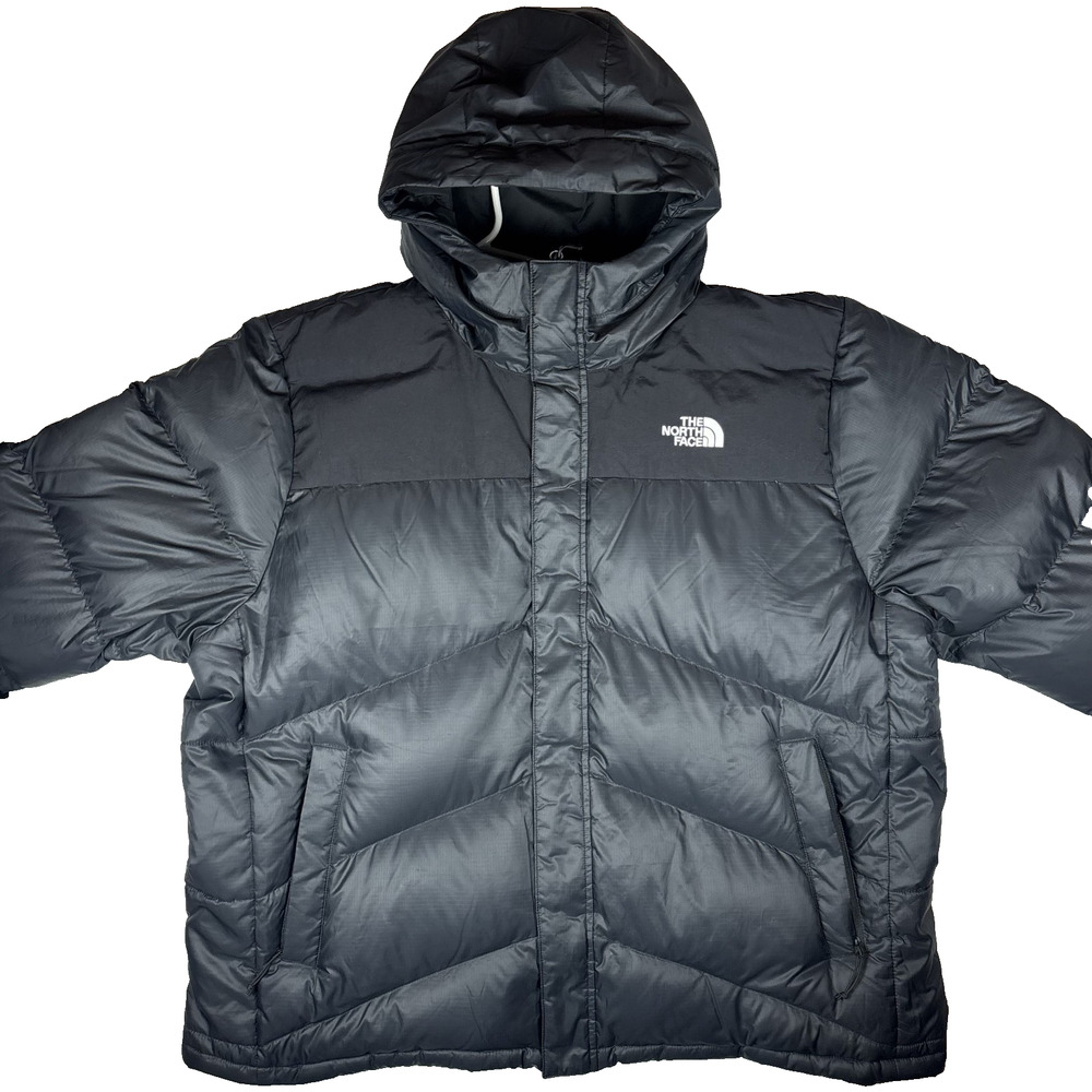 THE NORTH FACE MEN'S BALHAM TNF 550 DOWN PUFFER WINTER JACKET HOODED SIZE XXL